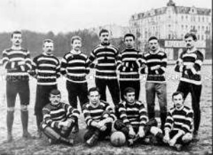 Fußball-Mannschaft der Berliner Germania.