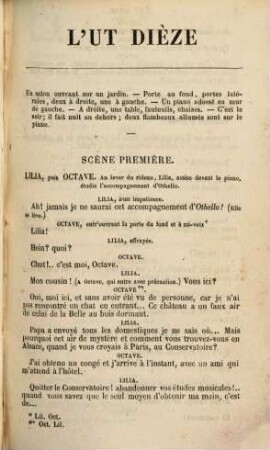 L'ut dièze : Bouffonnerie en un acte par E. Grangé et Jules Moinaux. Représentée pour la première fois, à Paris, sur le théâtre des Variétés, le 3 juillet 1858
