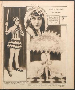 Artistas nacionales de revistas [Fotografías]