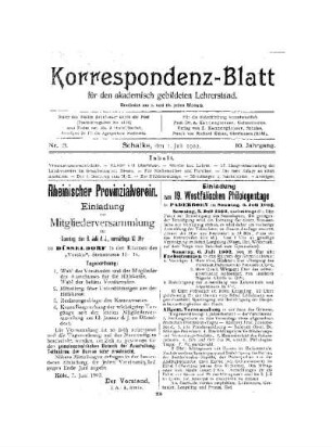 Richter und Oberlehrer