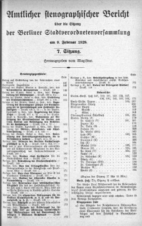 No. 7, 9. Februar 1928