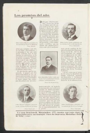 Los premios del año