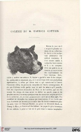 2. Pér. 5.1872: La galerie de M. Maurice Cottier