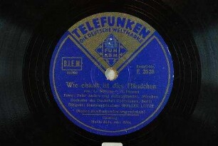 Wie eiskalt ist dies Händchen : aus: La Bohème / G. Puccini