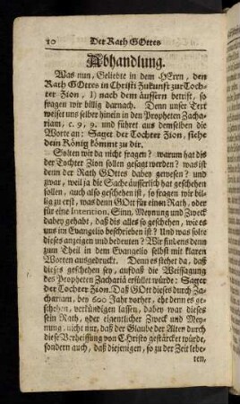 10-20, Abhandlung