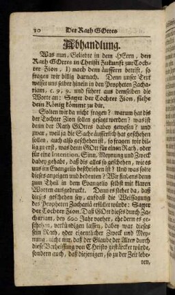10-20, Abhandlung