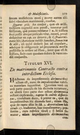 219-226, Titulus XVI