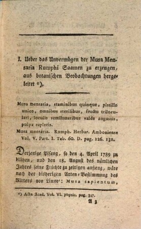 Pflanzen-physiologische Abhandlungen, 2. Fortpflanzung der Pflanzen durch Wurzelung. Verlängerung