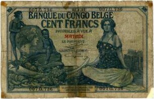Geldschein, 100 Francs (FRF), 26.6.1927