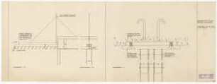 Forschungsinstitut für Holzwerkstoffe, Karlsruhe: Sonnenschutz Südseite: Ansichten 1:10, Detail 1:1