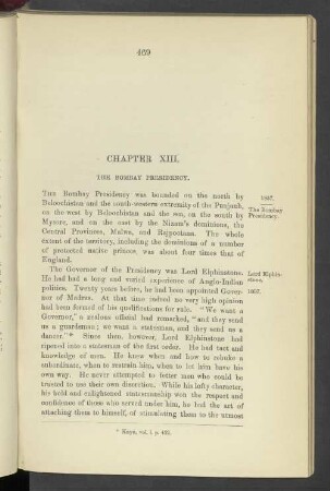 Chapter XIII. The Bombay Presidency