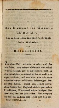Journal der practischen Heilkunde. 38, 38 = Bd. 31. 1814