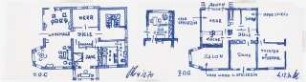 Wohnhaus, Berlin (Haus Hüdepohl). Umbau Umbau: Grundriss Erdgeschoss Obergeschoss