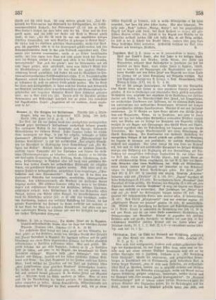 357-358 [Rezension] Möbius, H., Die Kinder Israel nie in Ägypten