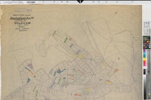 Wilnsdorf (Wilnsdorf), Umlegung Wilnsdorf, Besitzstandskarte, neuer Bestand Bl. 1