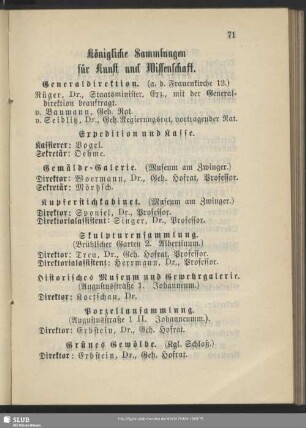 Königliche Sammlungen für Kunst und Wissenschaft