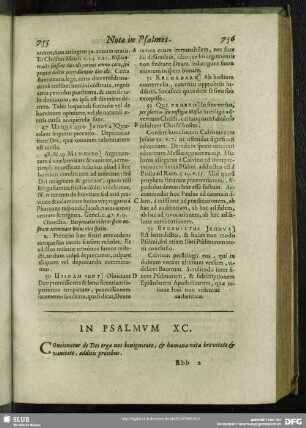 In Psalmum XC.[i.e. LXXXIX.] Psalmus XC. [i.e. LXXXIX.]