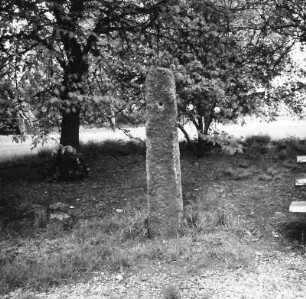 Pranger : Pranger. Stein. 18. Jh. (?) Unterlauterbach (Falkenstein-Unterlauterbach), ehem. Herrenhaus, Park