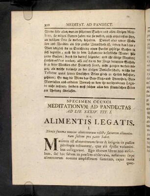922-924, Ad Lib. XXXIV. Tit. I. De Alimentis Vel ...