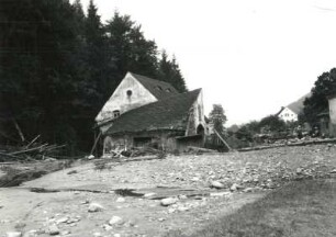 Langenhennersdorf, nach dem verheerenden Hochwasser 1927