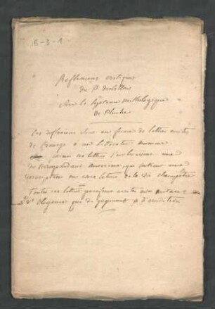 Reflexions critiques sur le Systeme mithologique de Pluche
