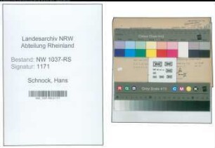 Entnazifizierung Hans Schnock , geb. 22.07.1889 (Krankenkassenleiter)