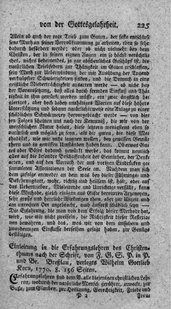 Einleitung in die Erfahrungslehren des Christenthums nach der Schrift.