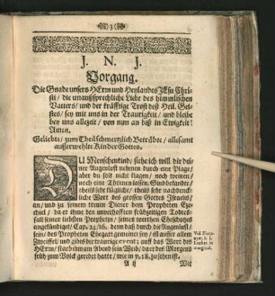 [Leichenpredigt: Vorgang, Eingang, Fortgang]