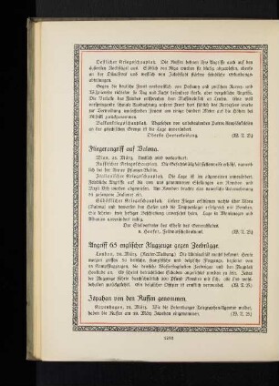 Angriff 65 englischer Flugzeuge gegen Zeebrügge.