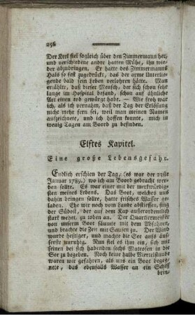 Elftes Kapitel. Eine große Lebensgefahr.