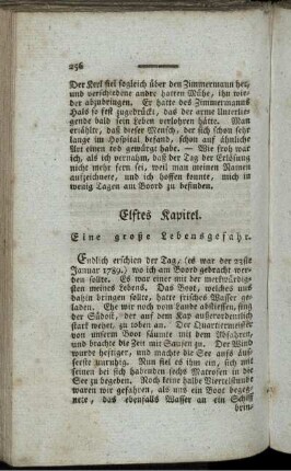 Elftes Kapitel. Eine große Lebensgefahr.