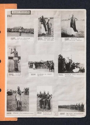 Albumblatt 23 mit Angebotsserie "Deutsch-Ost-Afrika"