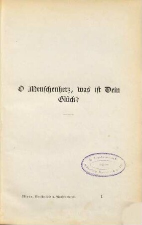 Menschenleid und Menschenfreud : Erzählungen aus Carmen Sylvas Königreich von M. Olivar [Ps. für Lite Wegner] (Inhalt: O Menschenberg, was ist Dein Glück? - Saus und Braus. - Felicie.)