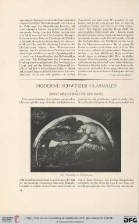 2: Moderne Schweizer Glasmaler
