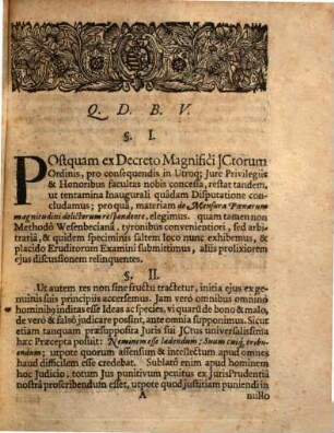 Disputatio Juridica Inauguralis De Mensura Poenarum Magnitudini Delictorum Respondente