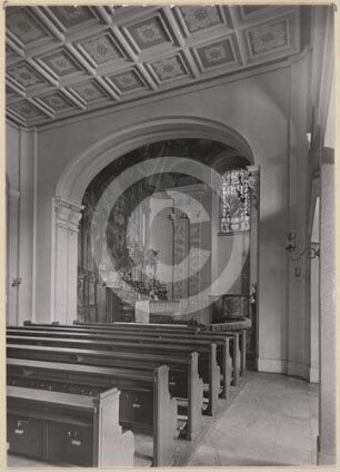 Saal der katholischen Pfarrkirche Oels