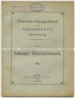 Salzunger Elektrizitätswerk.