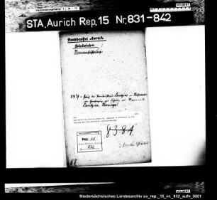 Das Gesuch des Kreisrichters Dr. Lantzius in Weißensee um die Führung des Familiennamens Lantzius-Beninga