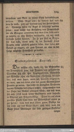 Siebenzehntes Kapitel