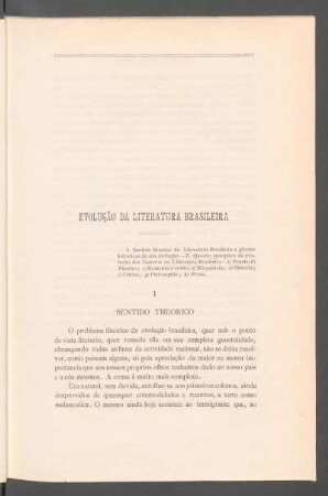 Evolução da literatura brasileira