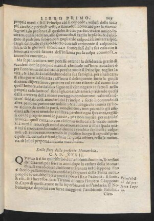 Cap. XXXII. Dello stato della presente Monarchia