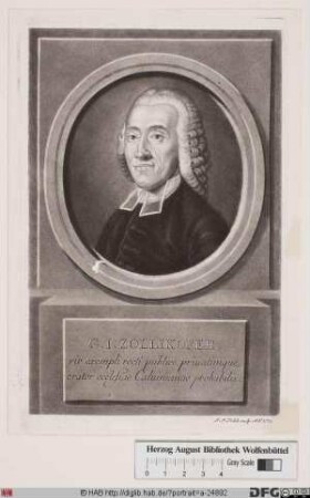 Bildnis Georg Joachim Zollikofer