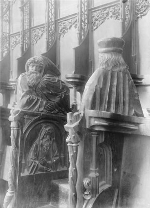 Mann mit Mantel