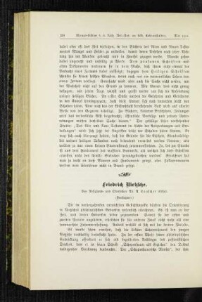 Friedrich Nietzsche : (Fortsetzung)