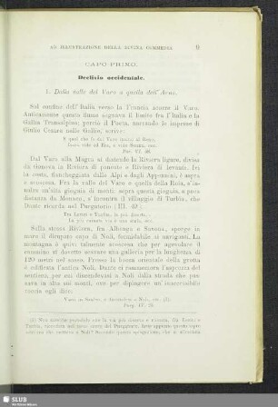 Capo Primo. Declivio occidentale