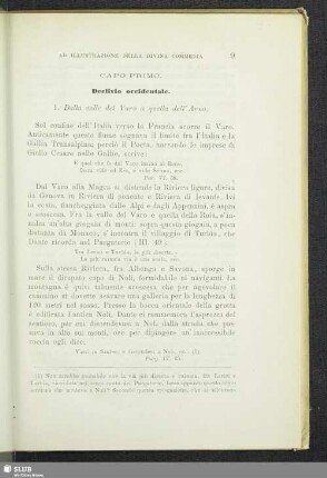 Capo Primo. Declivio occidentale