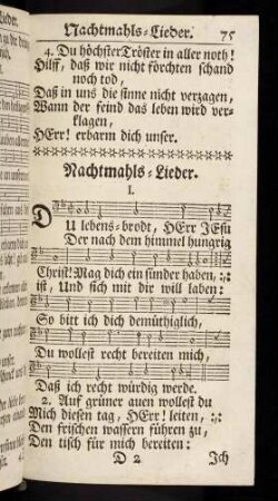 75-88, Nachtmahls-Lieder