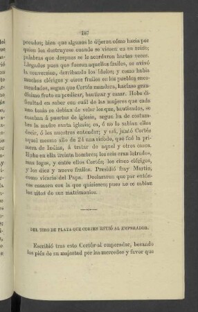 Del Trio Del Plata Que Cortes Envió Al Emperador