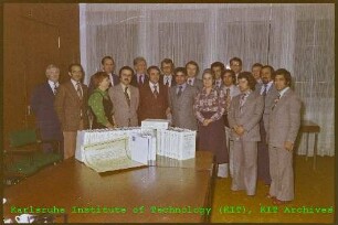Besuch einer iranischen Delegation (Center for Research and for Application of Radioisotope Teheran (CRAR)) am Kernforschungszentrum Karlsruhe (KfK)