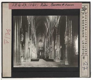 Köln, Dom : Innenansicht, Blick nach O